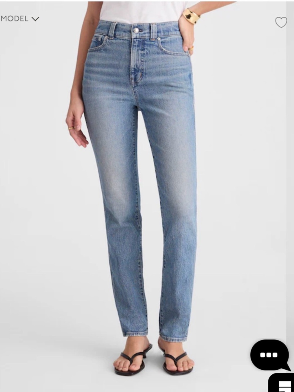 Madewell The Perfect Vintage Jean in Hickman Wash. Size 28T